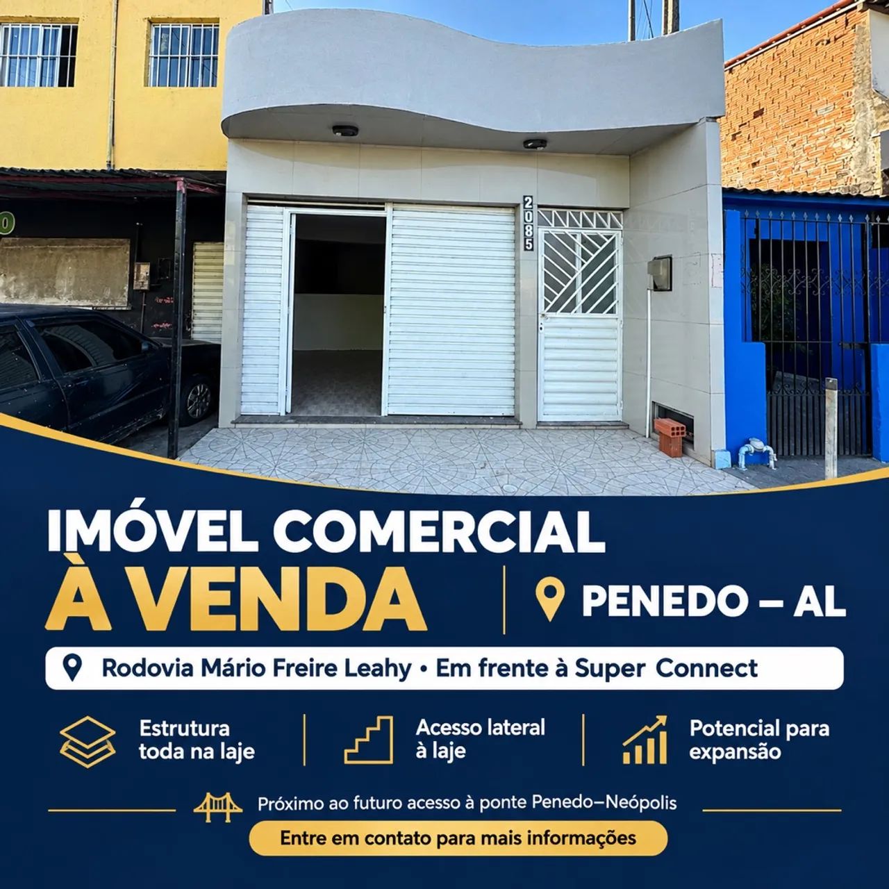 IMÓVEL COMERCIAL NA RODOVIA MARIO FREIRE LEAHY