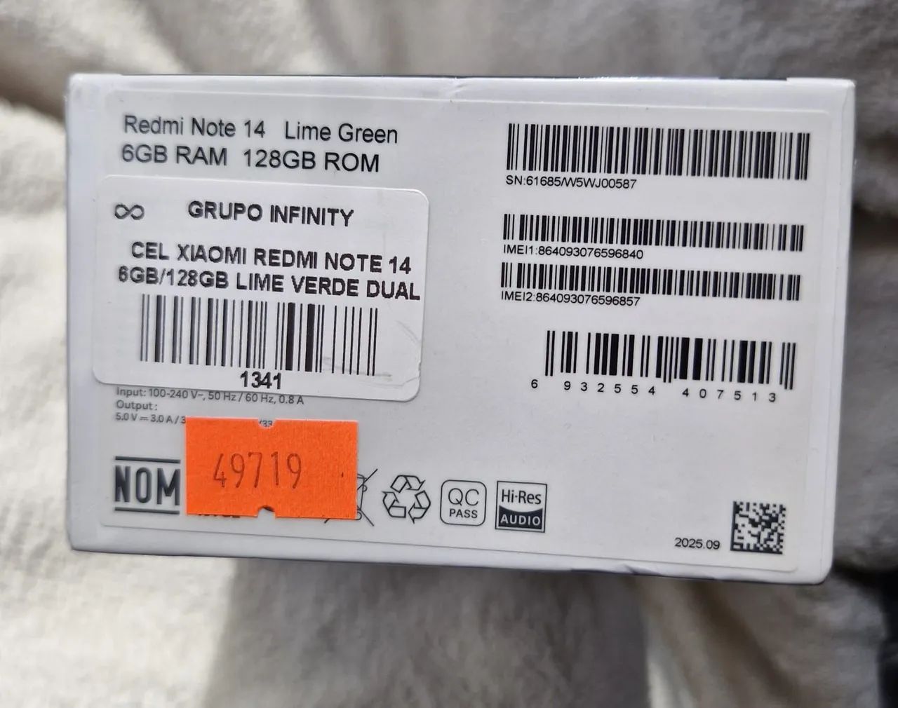 Redmi Note 14 novo na caixa  - Foto 3