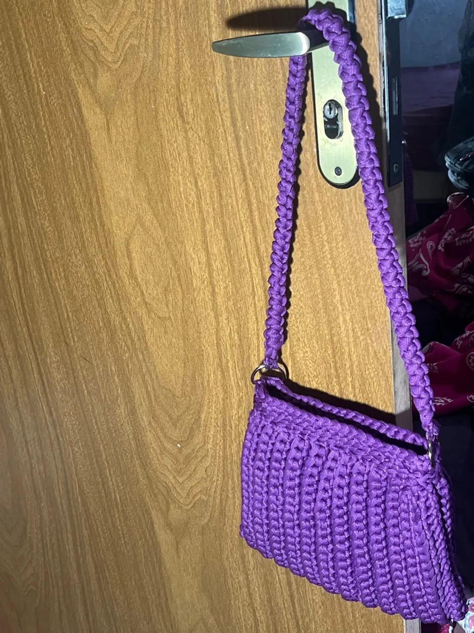 Bolsa  crochê  - Foto 5