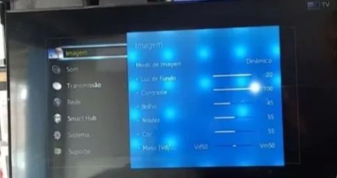 TV SAMSUNG 40 POLEGADAS USADA COM DEFEITO