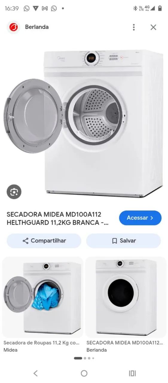 Máquina Secadora Midea - Foto 2