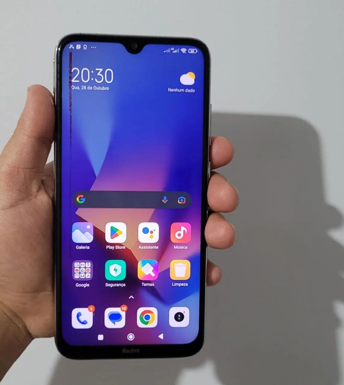 Redmi note 8 64gb detalhe tela afeta nada sem tricando todo original 