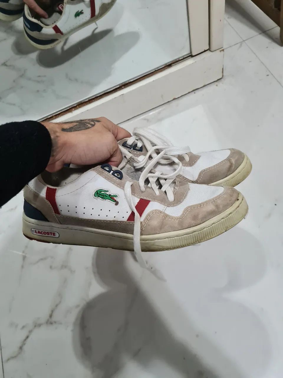 TENIS LACOSTE USADO - Foto 2