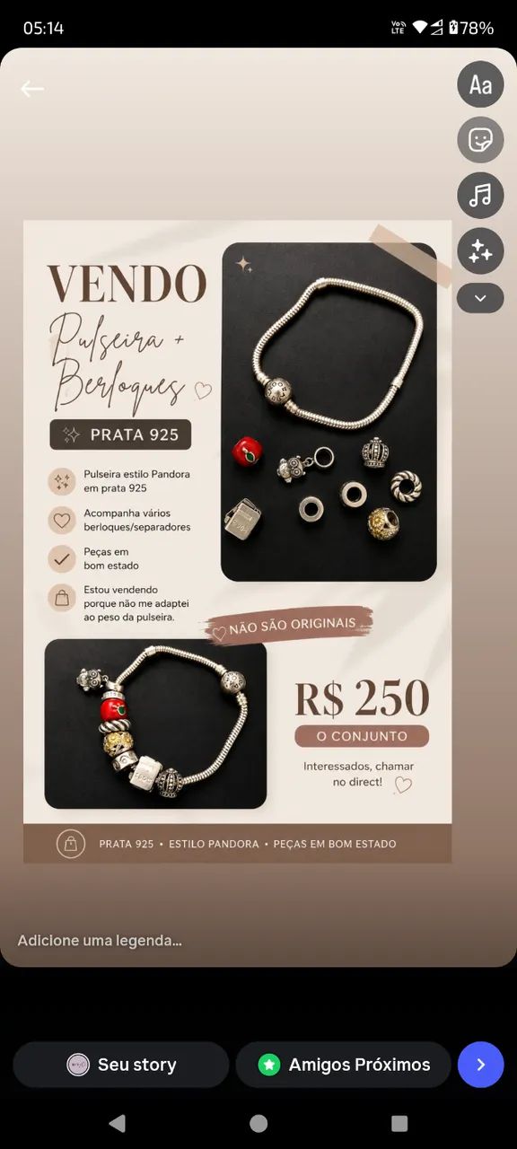 Pulseira de Prata 925