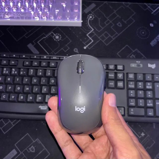 COMBO TECLADO E MOUSE SEM FIO LOGITECH MK295 SILENT - Foto 3