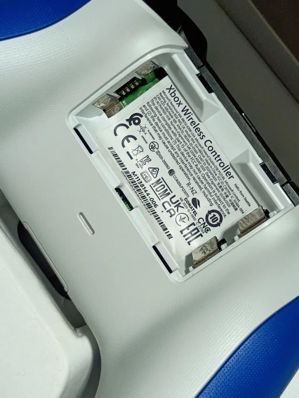 Controle Xbox Original Microsoft - Azul (Shock Blue) - Foto 3