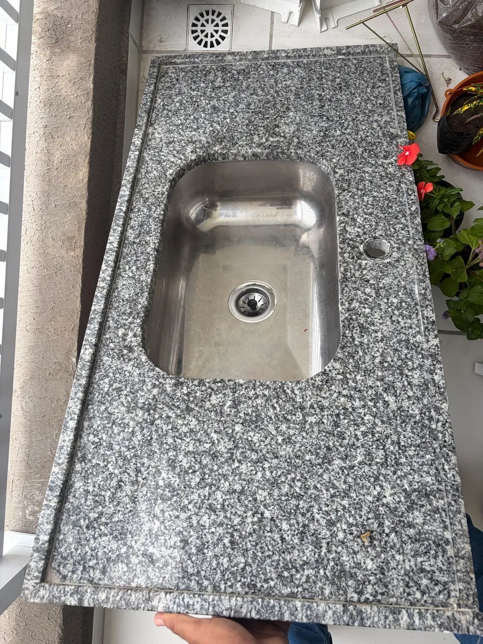 PIA de granito com cuba NOVA - Foto 2