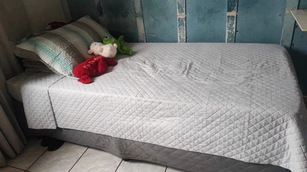 CAMA BOX SOLTEIRO + COLCHÃO  - Foto 3