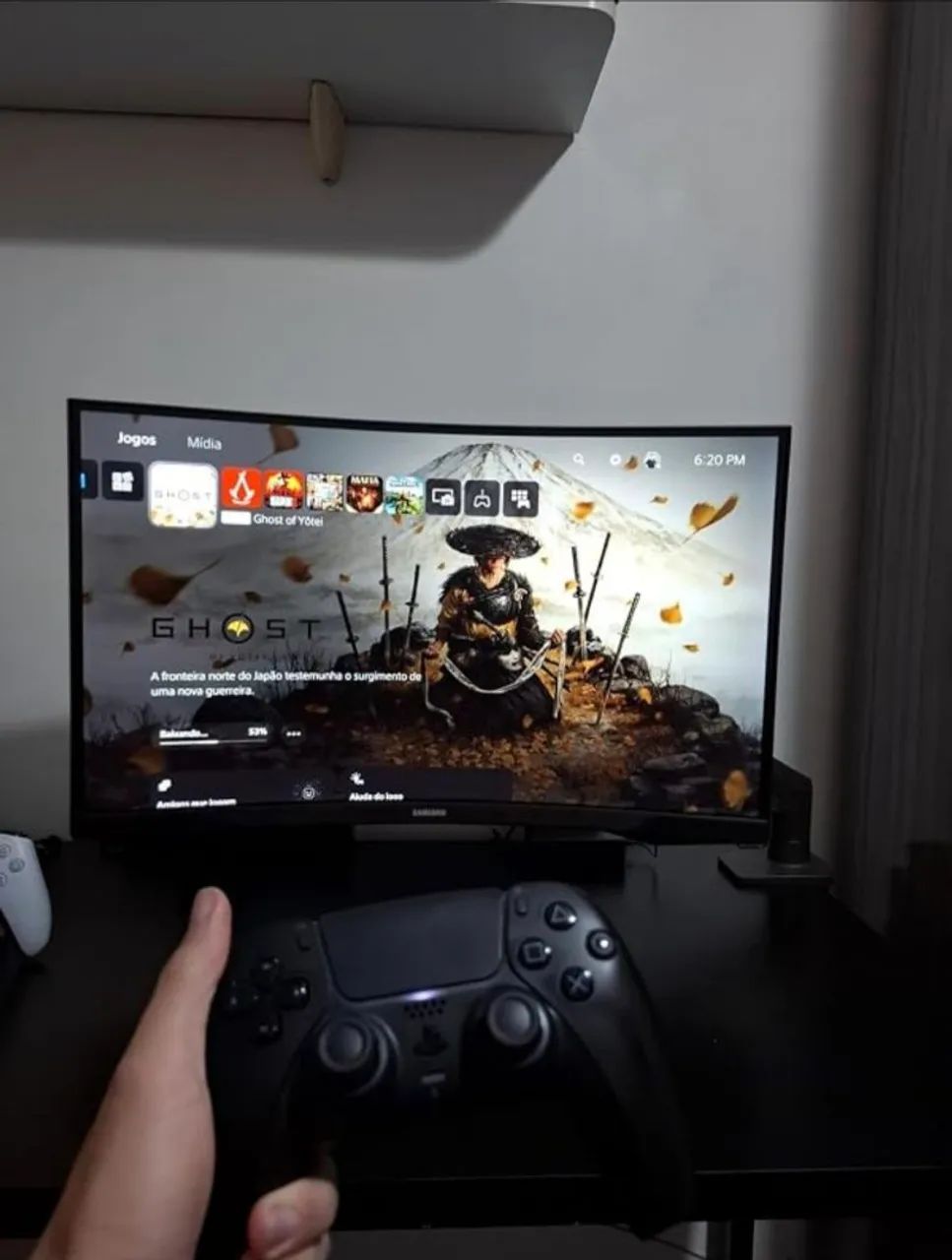 Monitor  Samsung odyssey G5 27pol/Quad/165hz (aceito cartão) - Foto 4