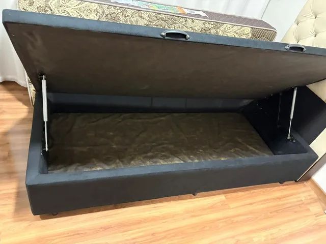 Cama solteiro, bau, com cabeceira - Foto 5