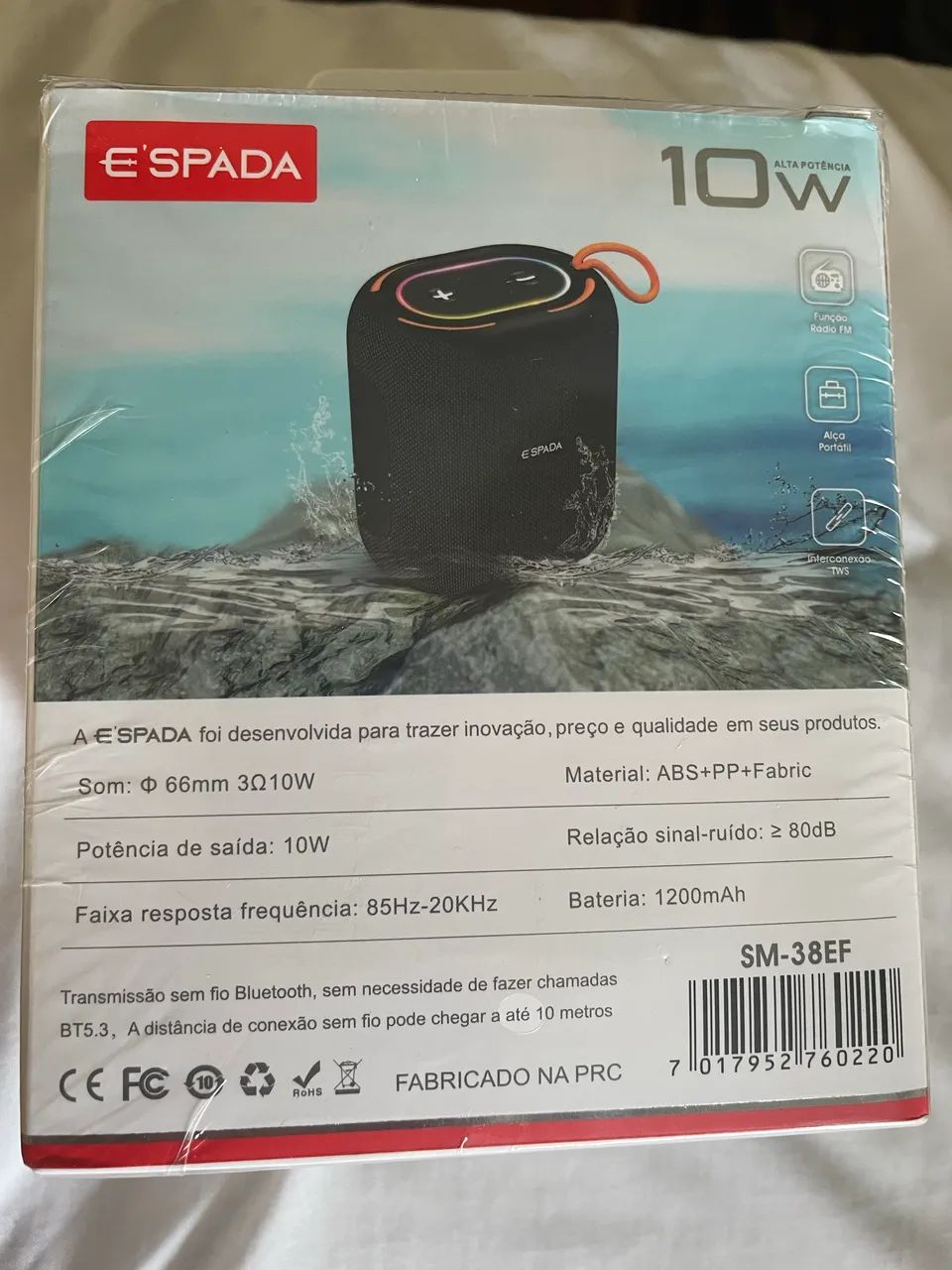 Caixa de som bluetooth novas Okm 10W - Foto 2