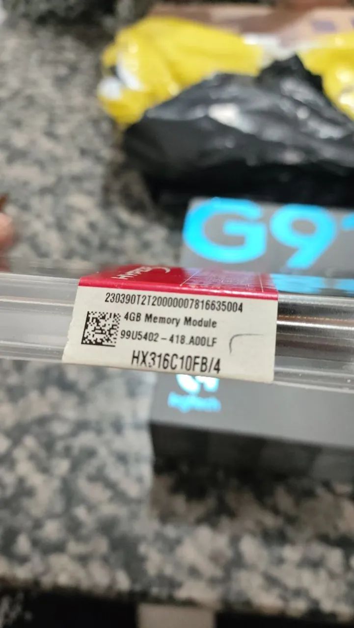 2 pende de memória RAM DDR 3 4GB hyper  - Foto 3