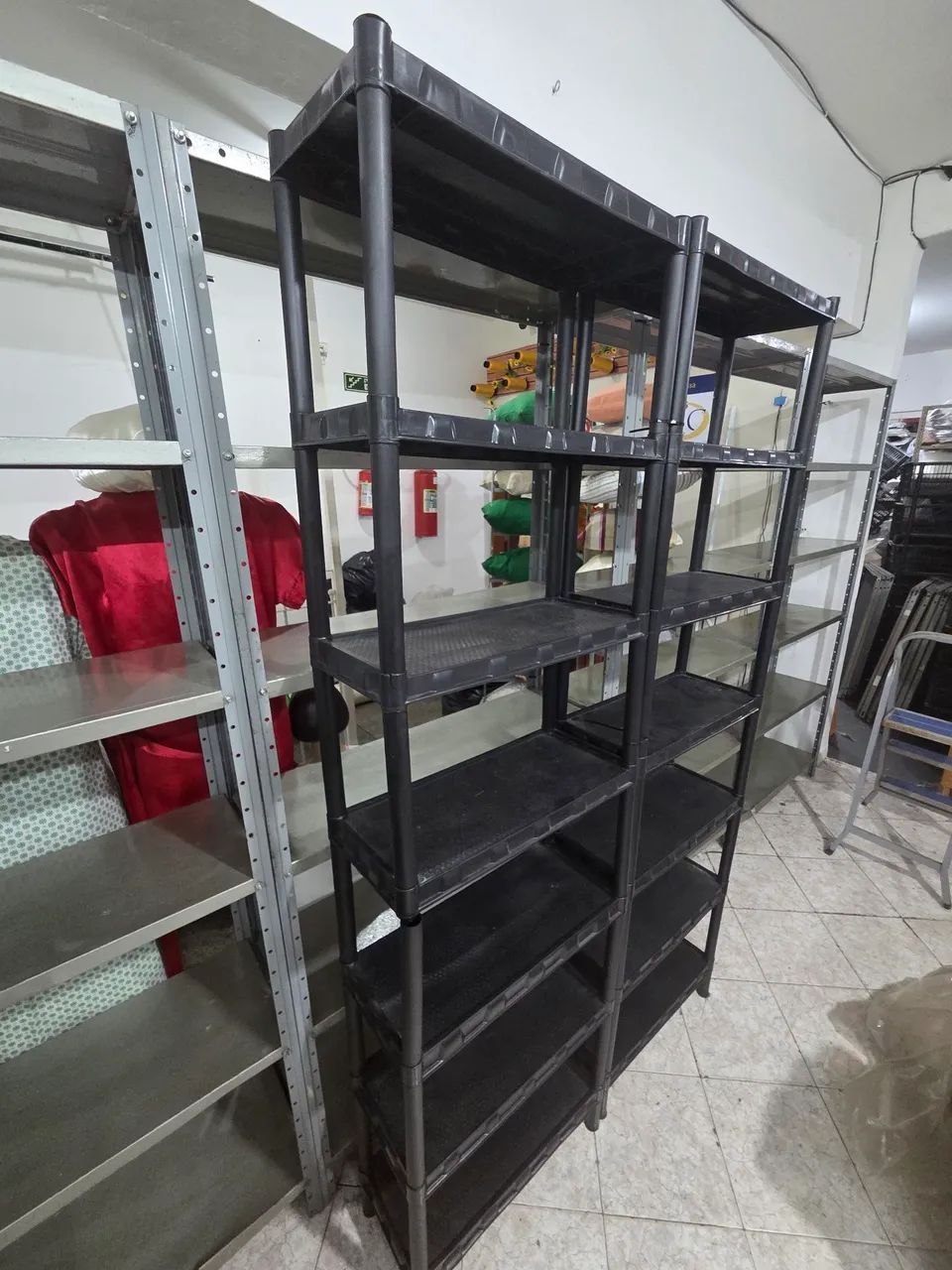 2 estsntes plastico modular com 7 prateleiras - Foto 3