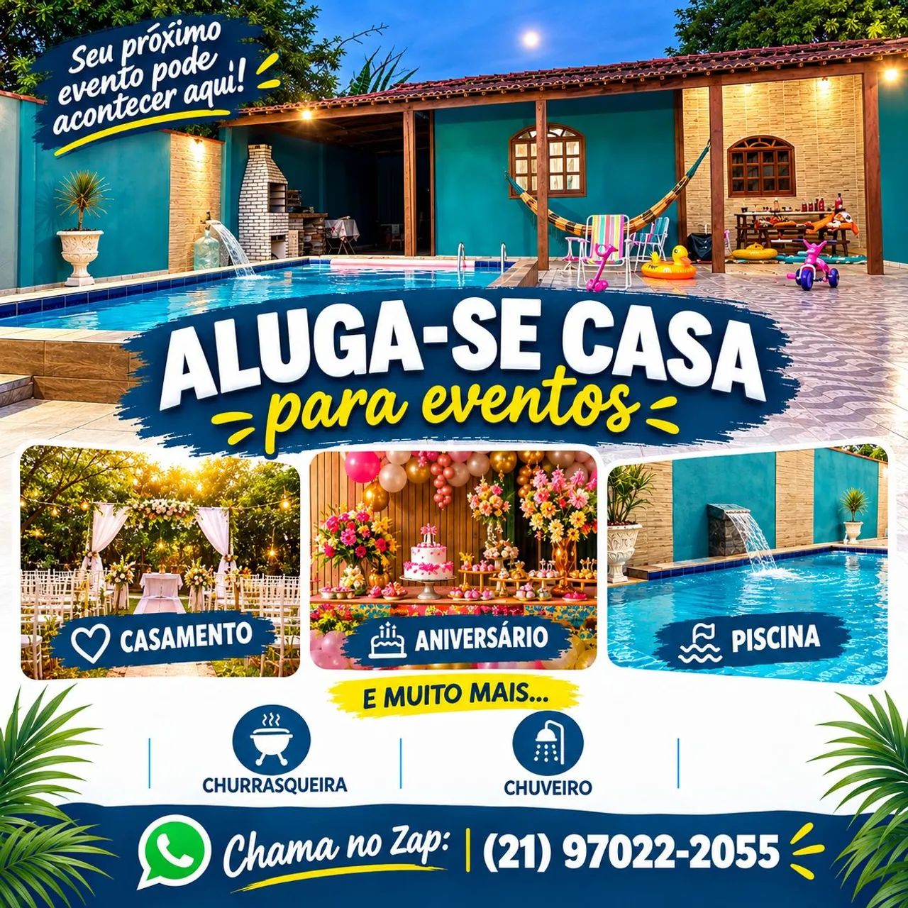 ? SEU EVENTO, SUA TEMPORADA, SEU LUGAR! - Foto 2