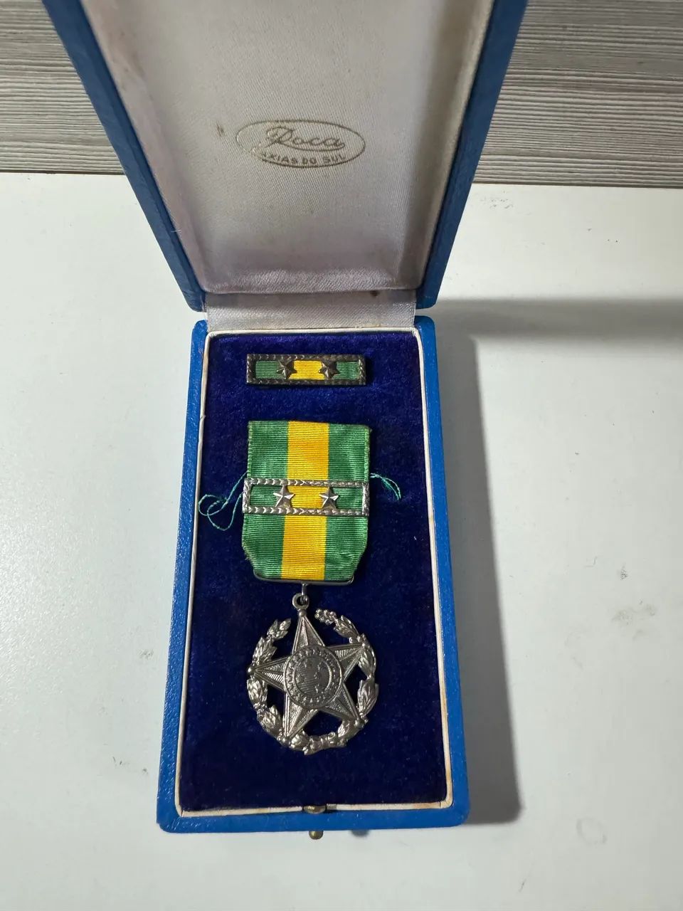 Antiga Medalha Militar Brasileira em Prata - 20 Anos de Bons Serviços (Decreto 4.238/1901) - Foto 5