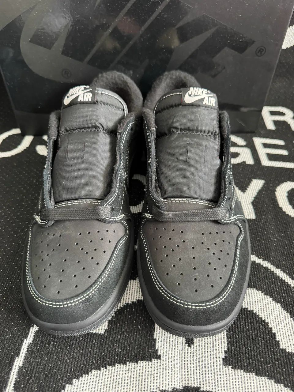 Jordan 1 Low Black Phantom - Foto 3