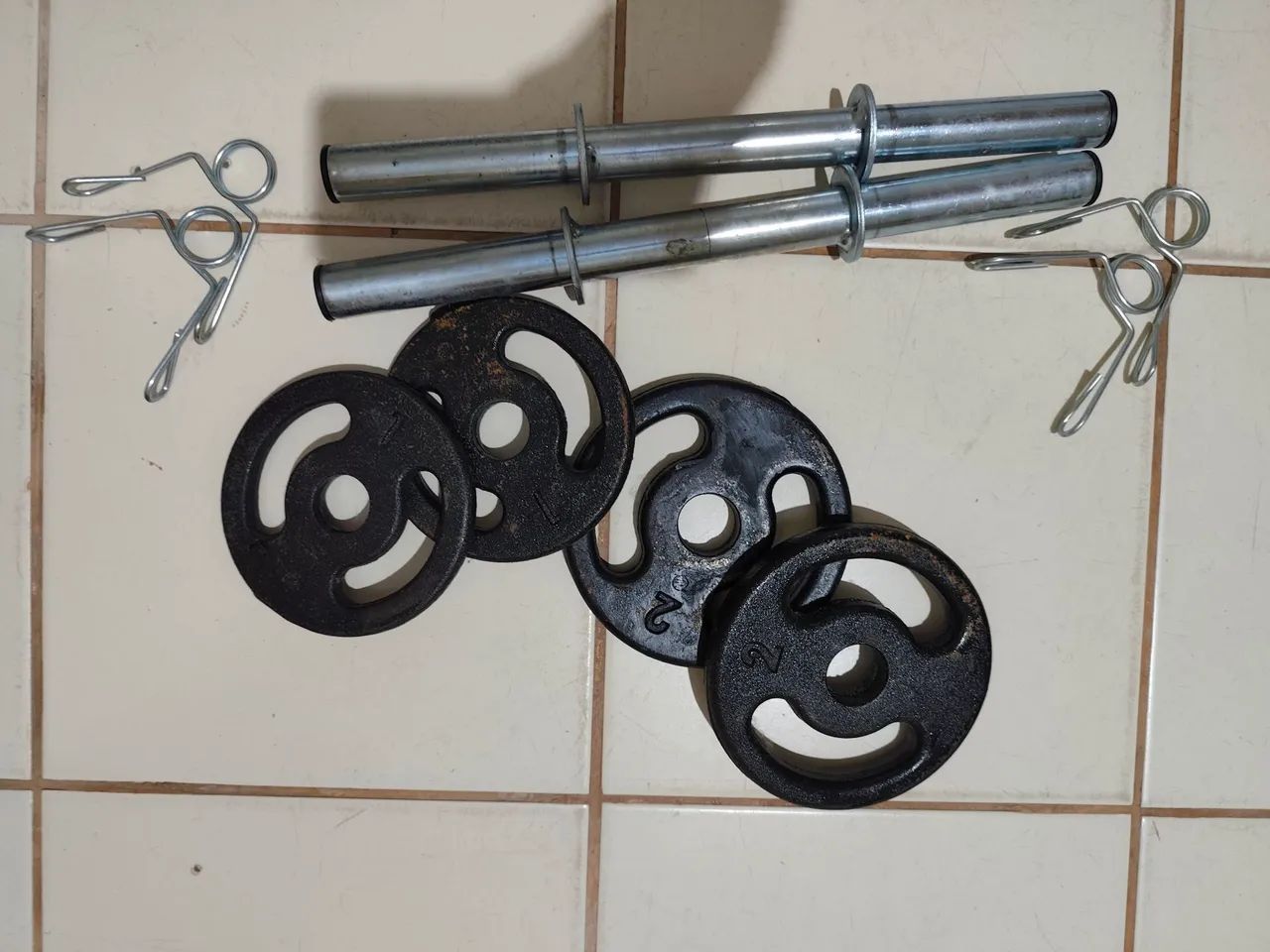 Halteres e pesos - 160,00 - Foto 3