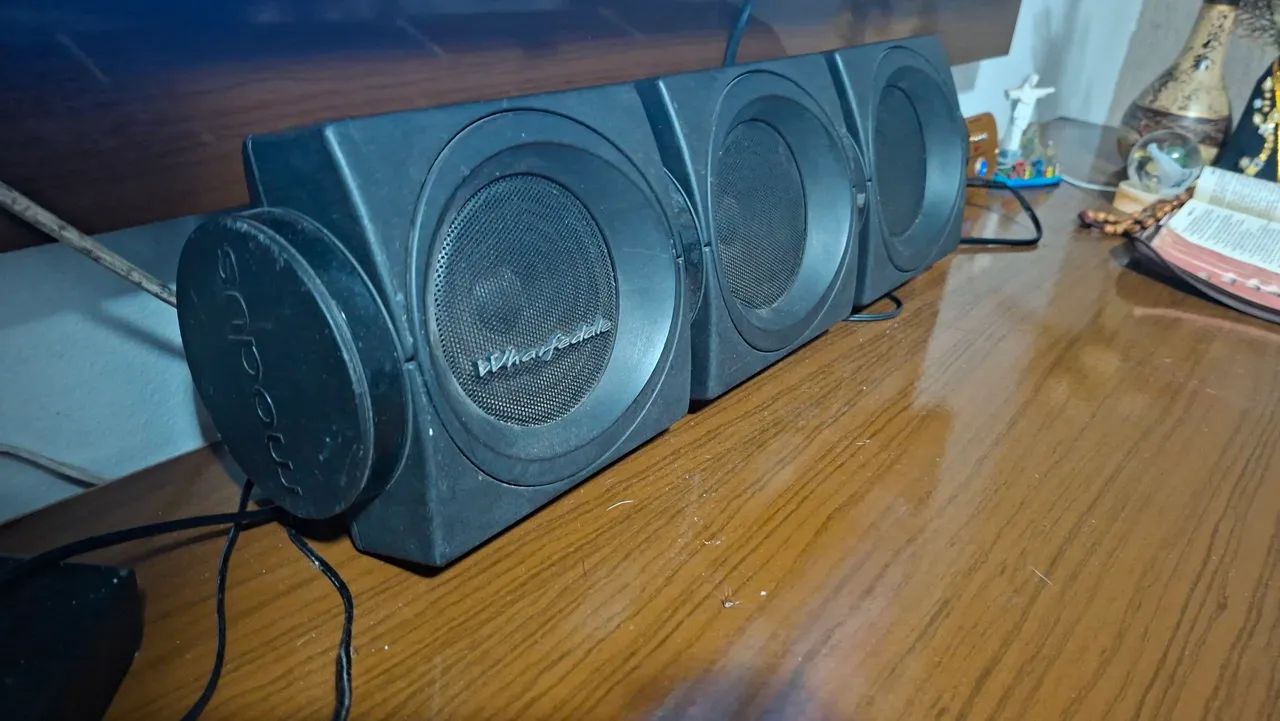 Vendo caixa central Wharfedale 3 vias - Foto 2