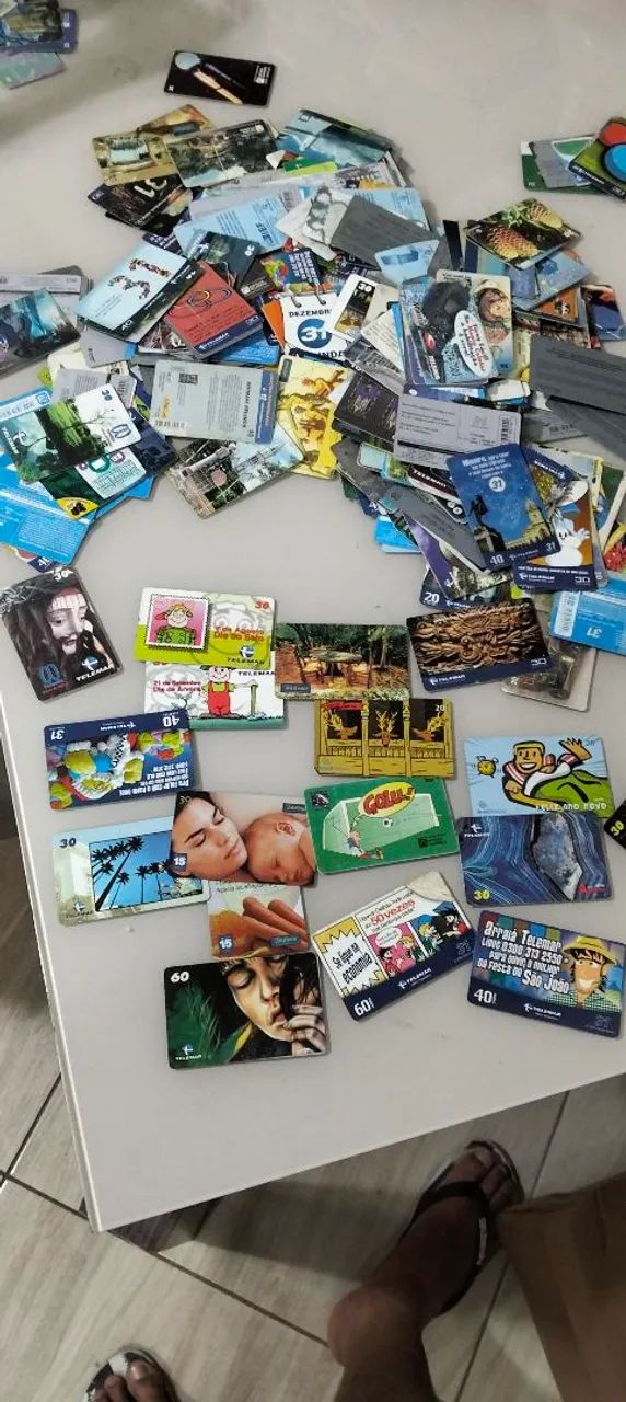 Moedas,notas é cartão antigos  - Foto 3