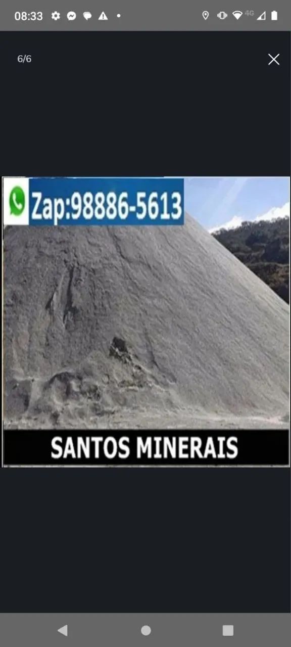 Areia Industrial fina