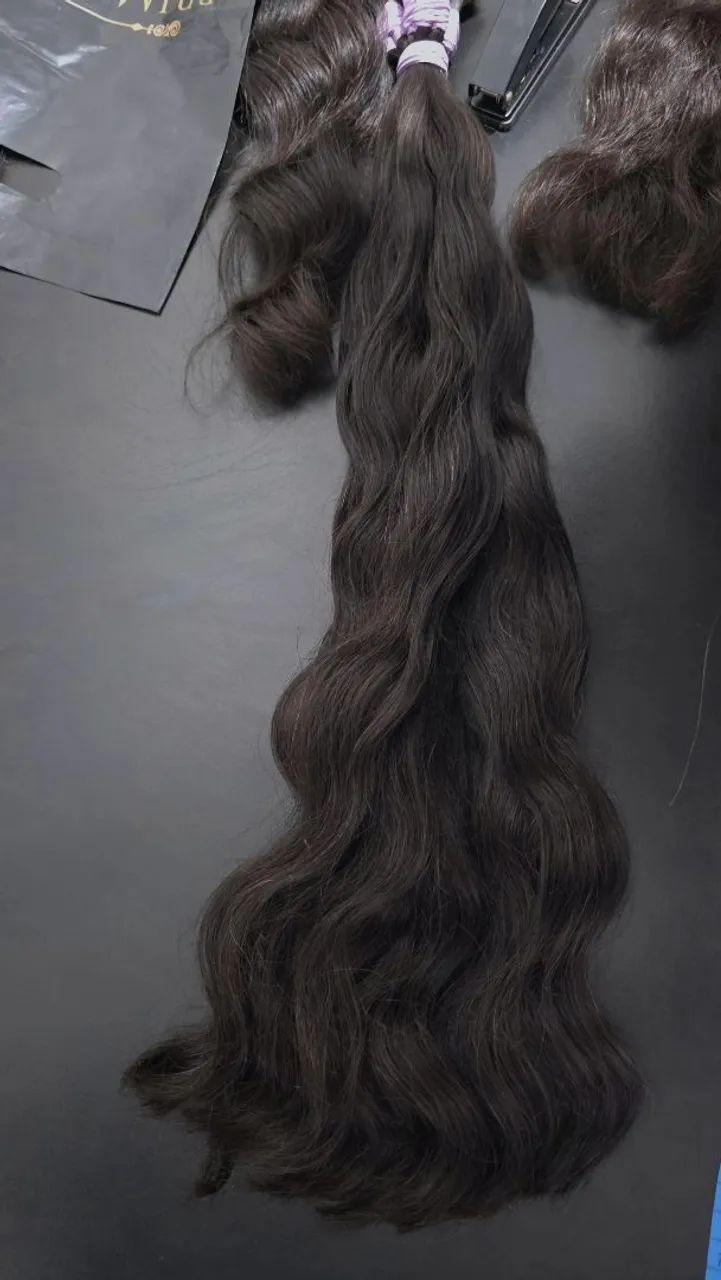 CABELO HUMANO LEGÍTIMO 65CM! ALTA QUALIDADE!  - Foto 3