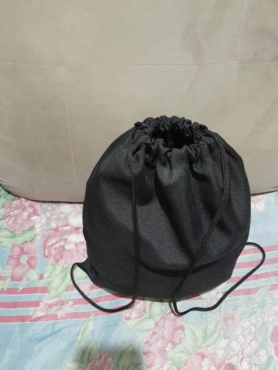 Mochila Saco Academia Lisa Preta  - Foto 6