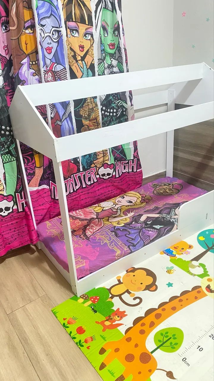 Cama casinha infantil com colchão - Foto 5