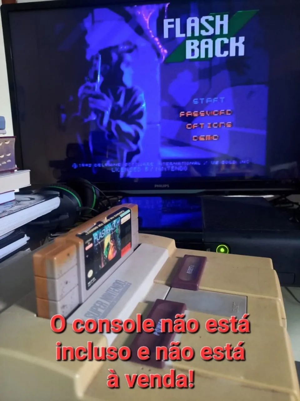 JOGO FLASHBACK ORIGINAL PARA SUPER NINTENDO GAME - Foto 4