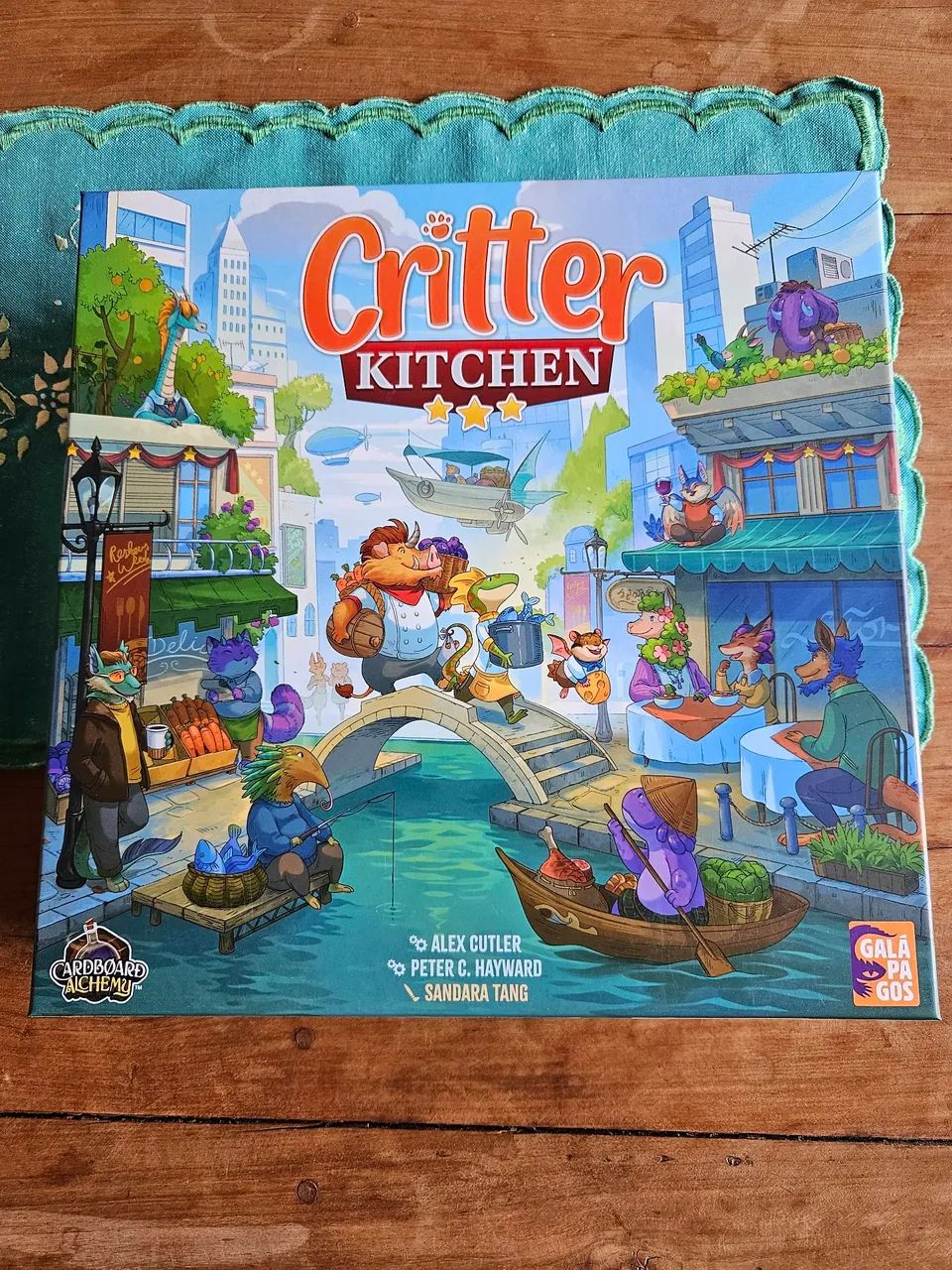 Jogo de tabuleiro Critter Kitchen novo