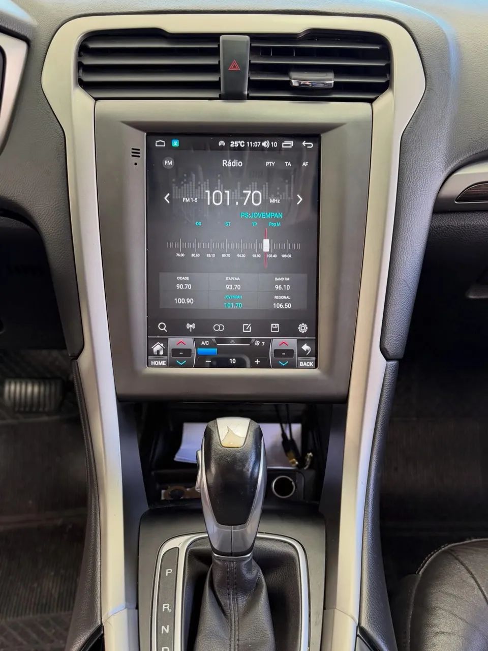 Central Multimídia Tesla Android Fusion 2013 acima CarPlay e Android Auto - Foto 5