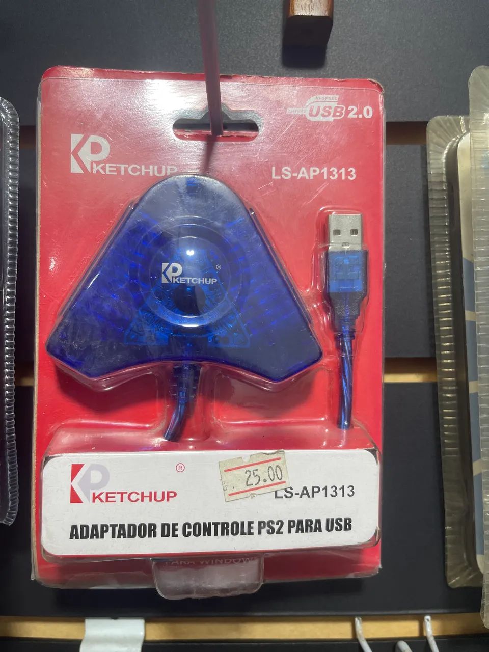 Adaptador de controle ps2 para usb 