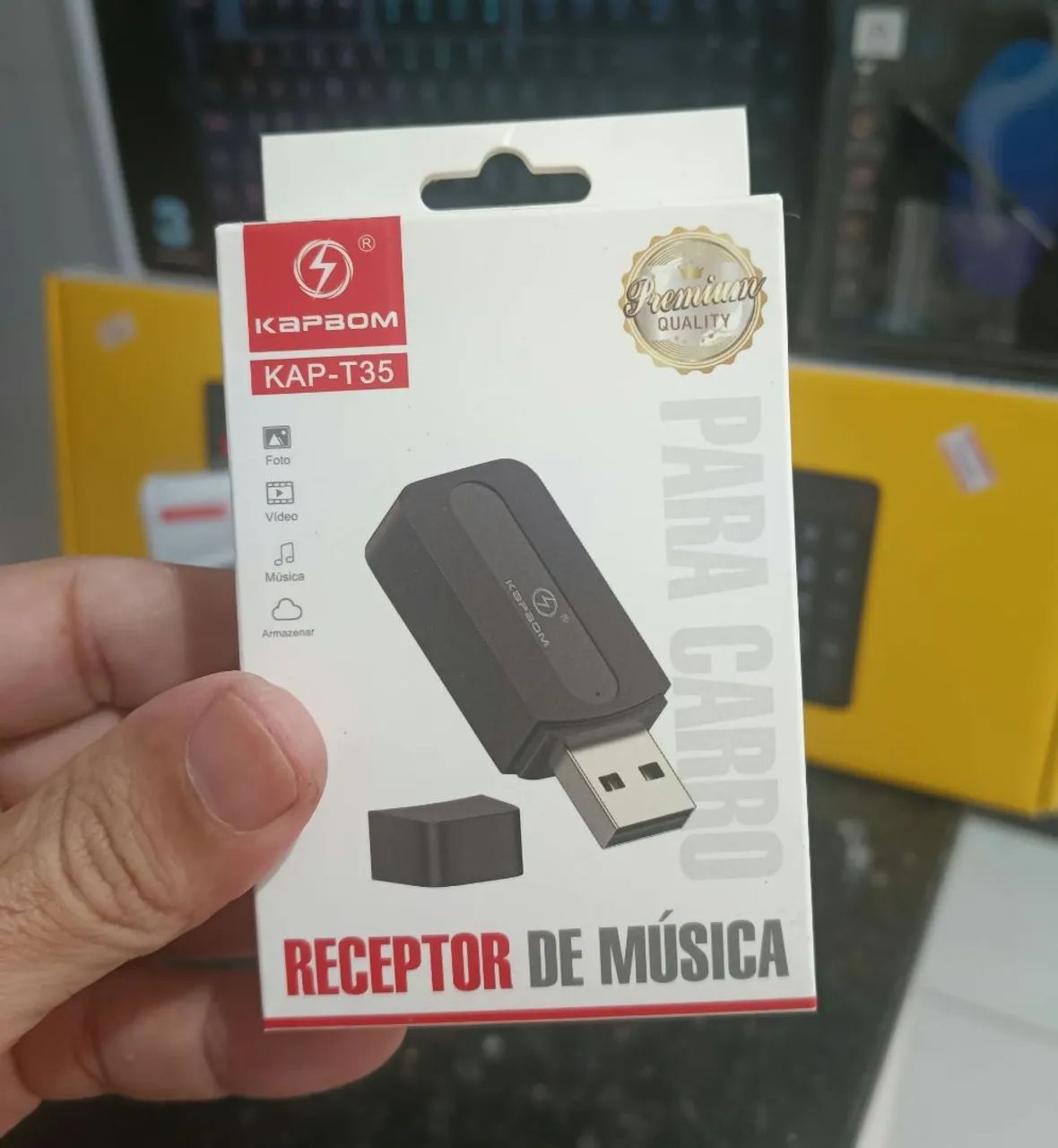Adaptador Bluetooth P2 Usb pra Som 