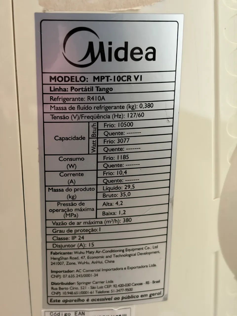 Ar condicionado portátil Midea  - Foto 2