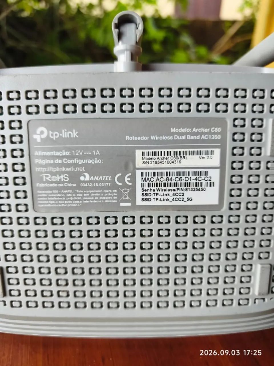 Roteador TP LINK Archer C60 ac1350 - Foto 5