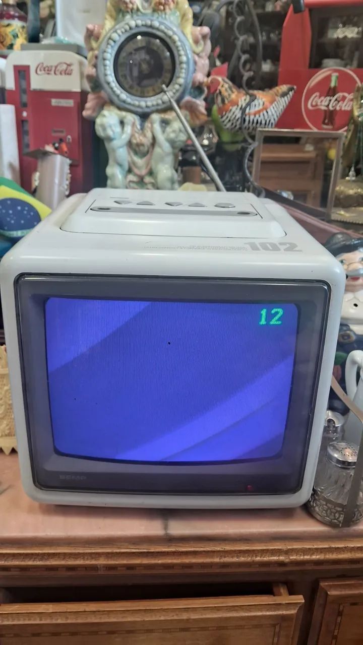 TV Semp Toshiba modelo 102, uma televisão portátil clássica com tela de 10 polegadas. - Foto 4