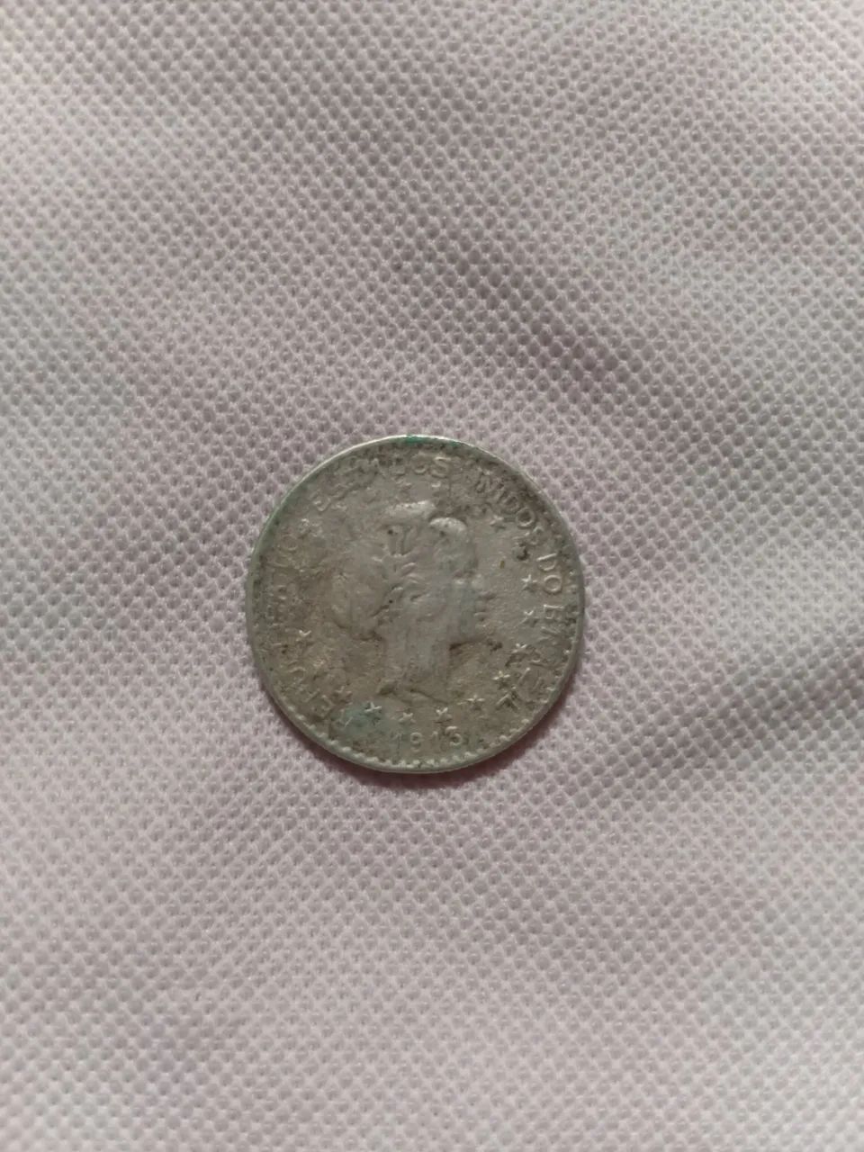 Moeda de 1000 Reis de 1913 - Foto 2