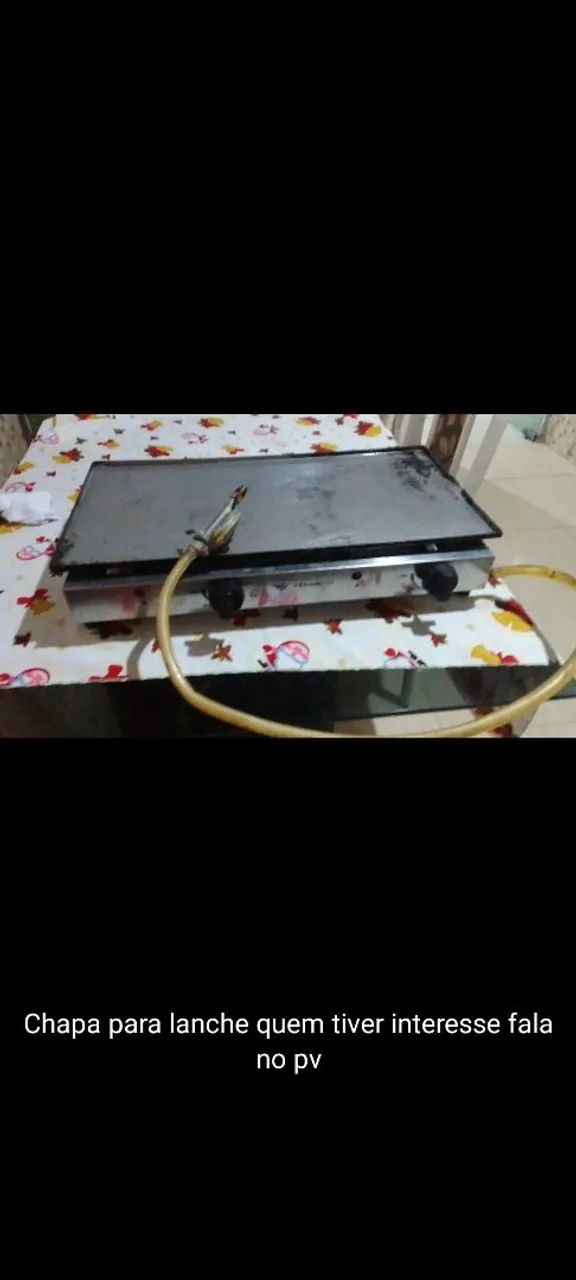 Vendo uma chapa de lanche 