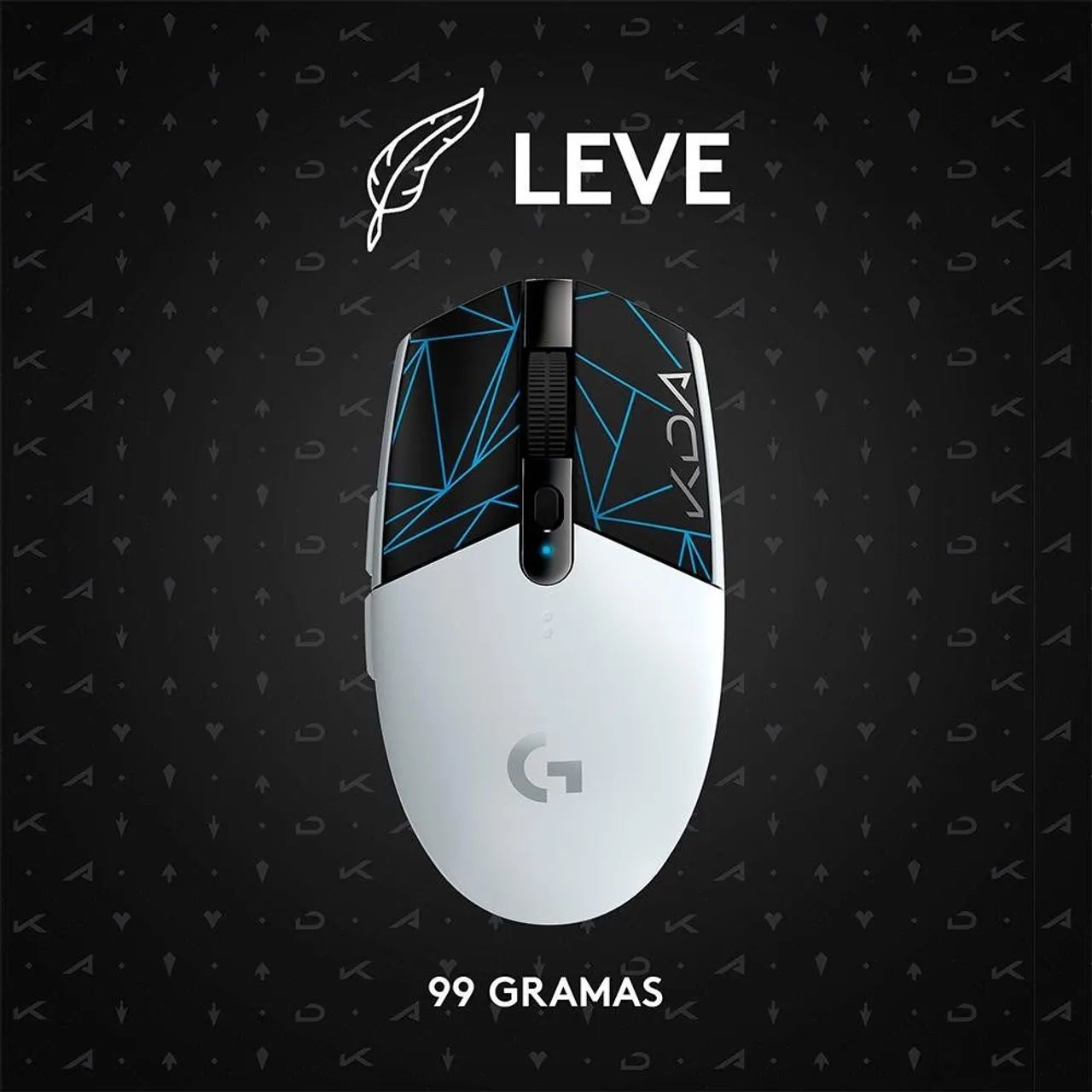 Mouse Gamer Sem Fio Logitech G305 K/DA - Edição Especial League of Legends ( Novo/ Cx Lacr - Foto 2