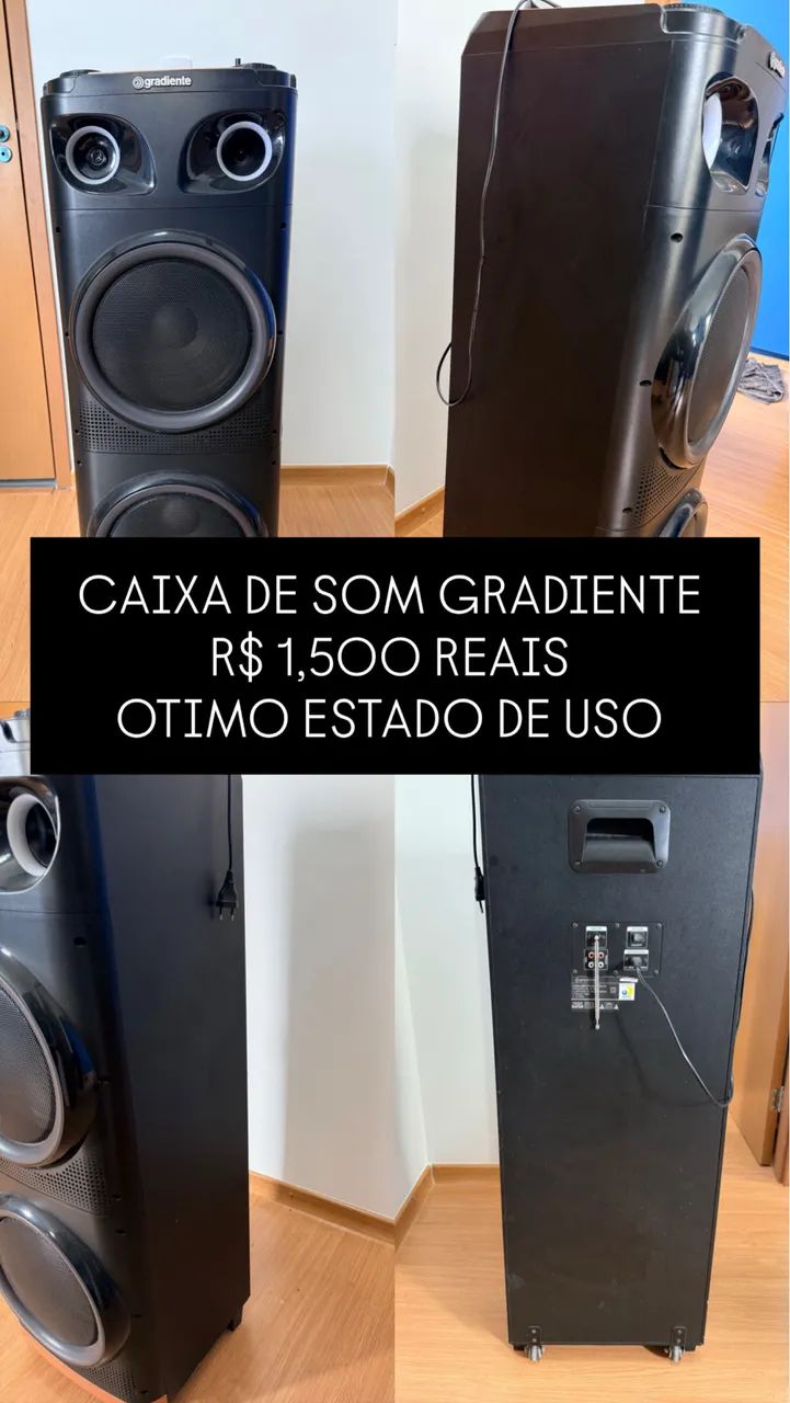 CAIXA DE SOM GRADIENTE