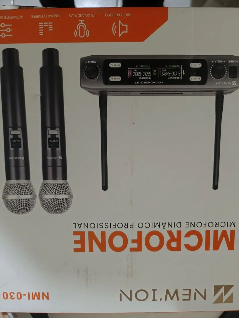 Vendo jogo de microfone sem fio  - Foto 4