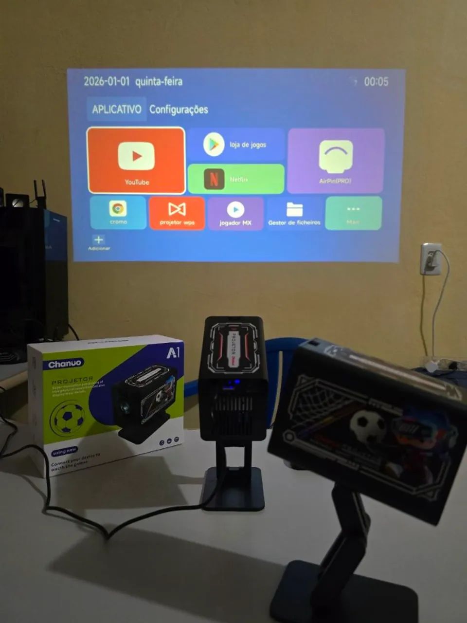 Projetor hy smart tv - Foto 4