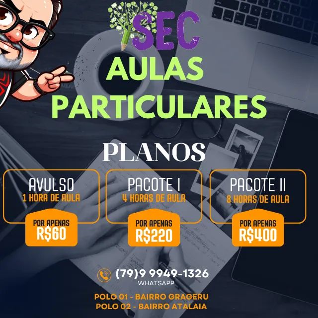 Aulas Particulares em Física, Química e Matemática