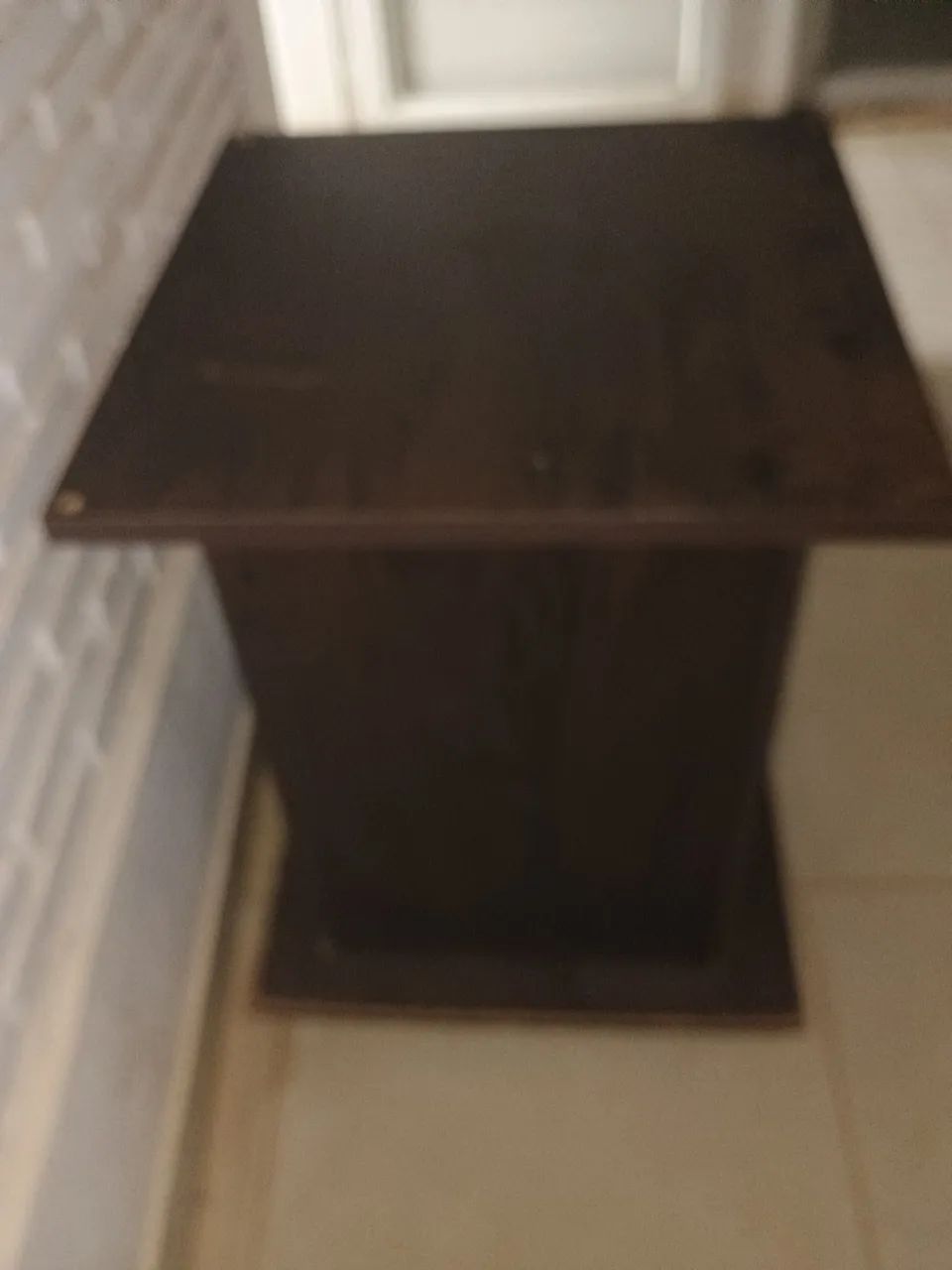 Mesa / Móvel de Apoio Marrom Escuro - Foto 5