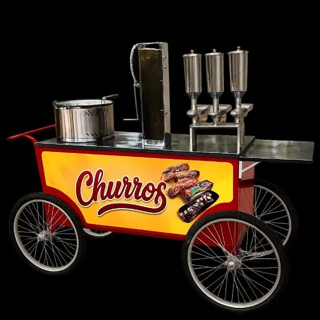 Carrinho de churros novo direto da fábrica carro gourmet em promoção - Foto 2