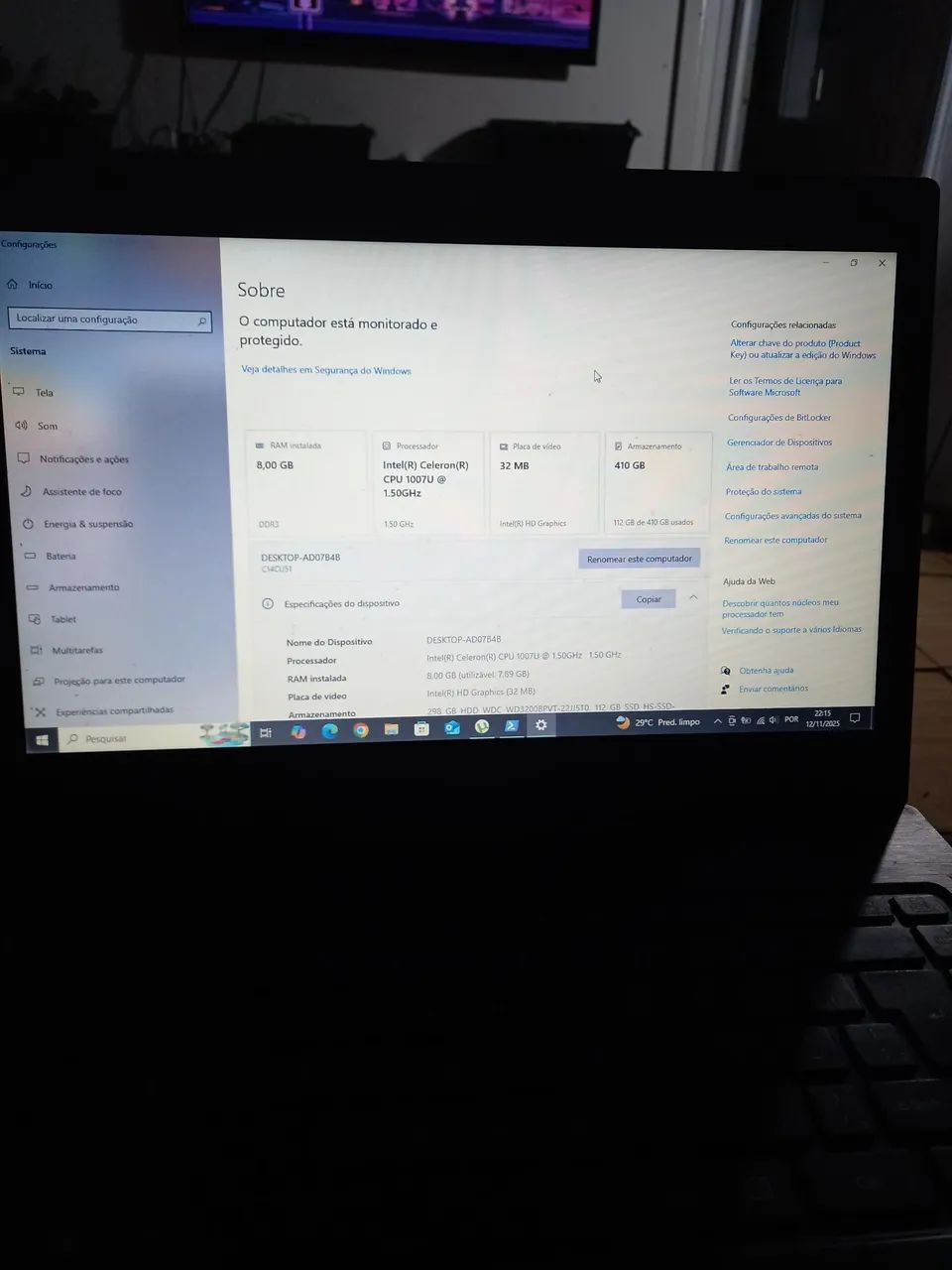 Notebook 8gb - Foto 3