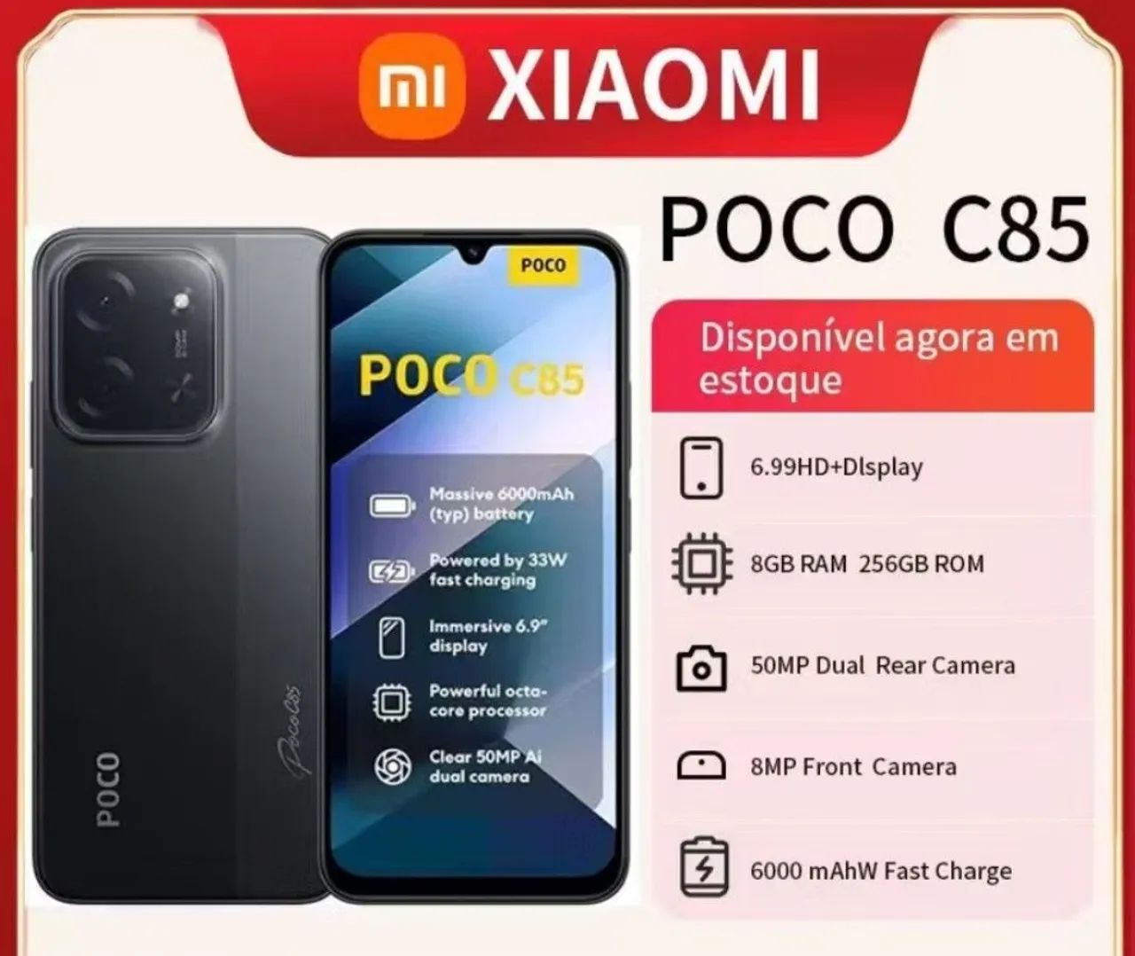 Xiaomi Poco C85 8GB RAM 256 GB  - Foto 4