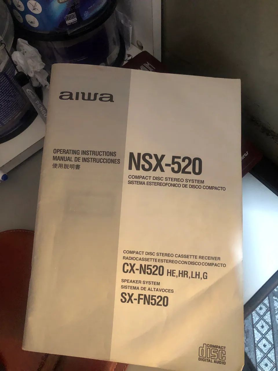 Micro System Aiwa Nsx 520 Raridade  - Foto 3