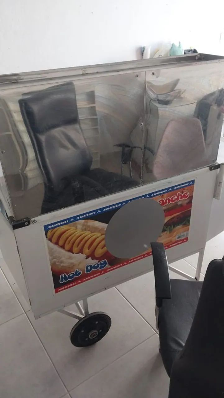 Carinho de cachorro quente
