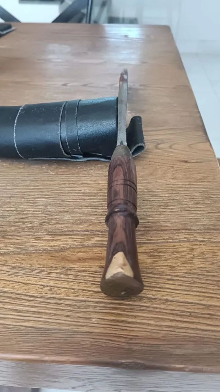 Fação gurka - Nepal. Adquirido Haiti junto ao batalhão do Nepal, em 2010, missão MINUSTAH. - Foto 2