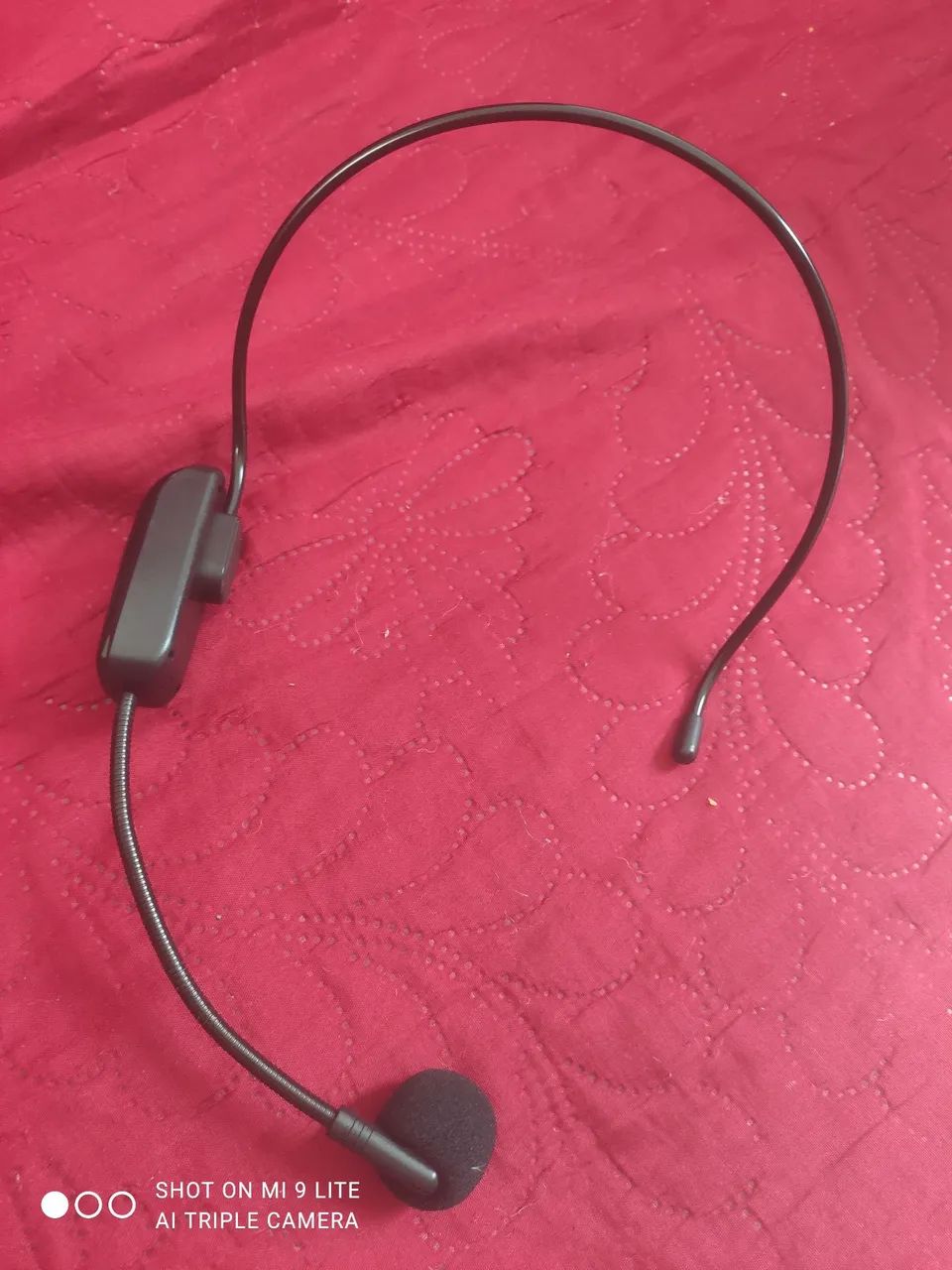 Microfone Headset Sem Fio Wireless UHF TX 